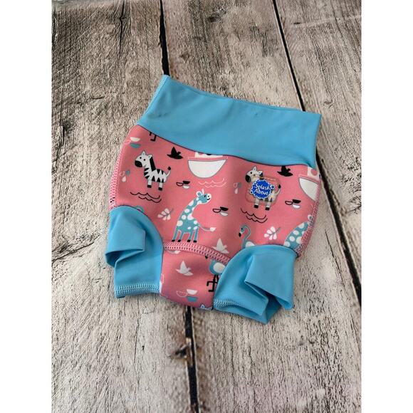 HAPPY NAPPY Infant Swim Diaper - Nina’s Ark / Size: 0-3 Months - Picture 1 of 5